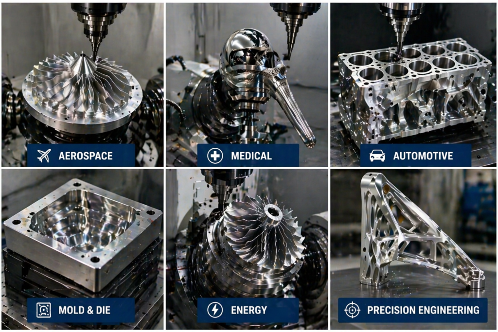 Applications of 5 Axis CNC Machining