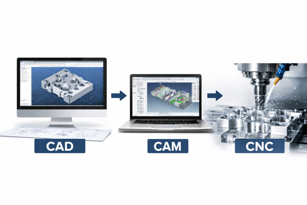 CNC Milling Process Workflow