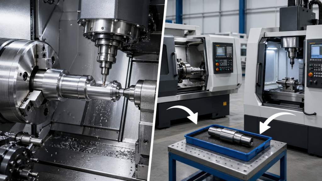 CNC Milling and Turning vs Separate Operations
