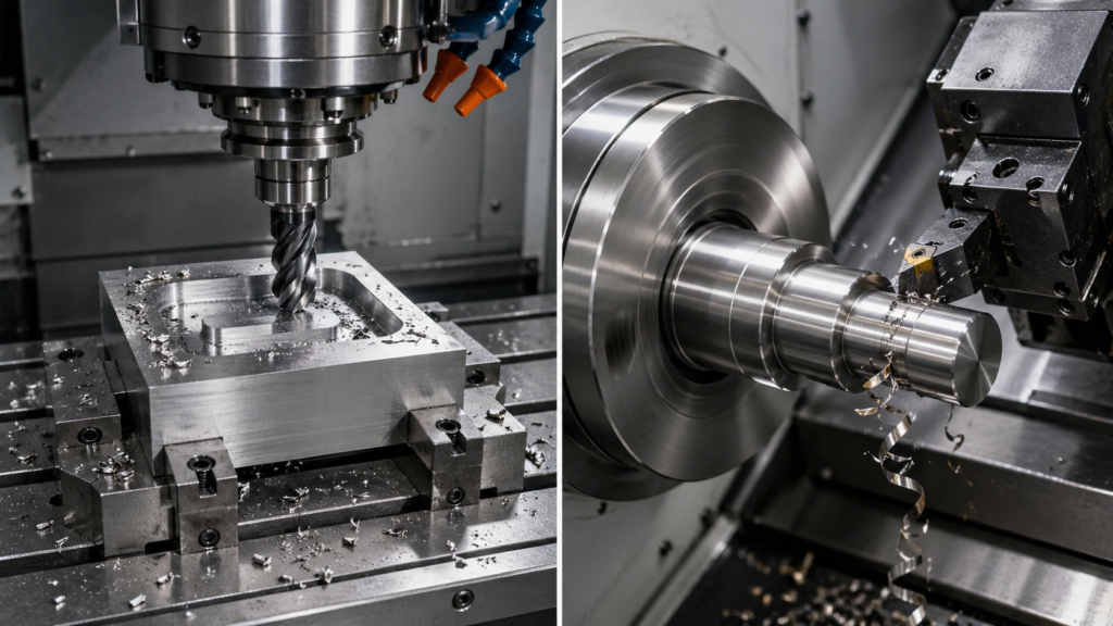 How CNC Milling and Turning Work