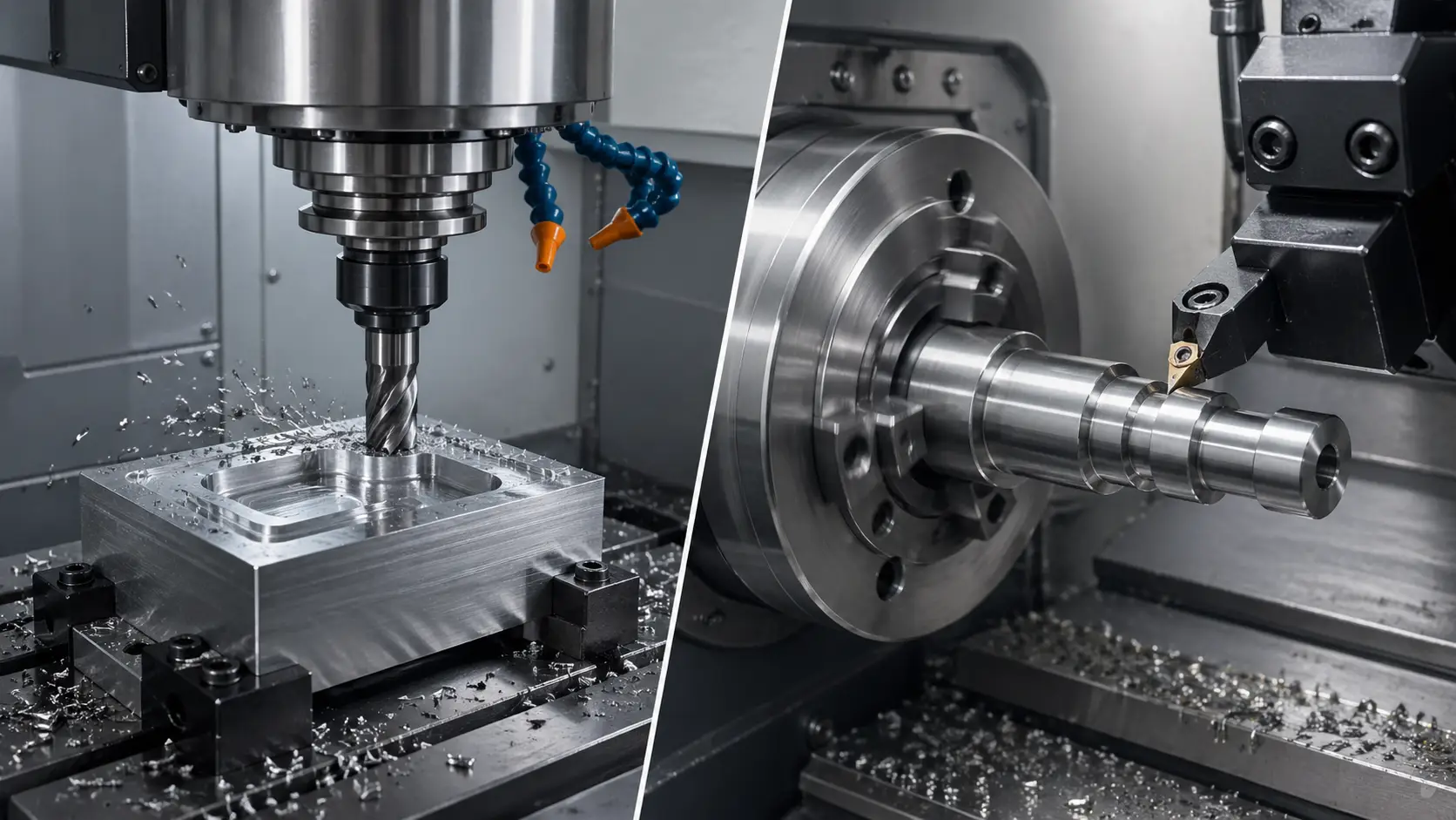 What is the Difference Between CNC Milling and Turning?
