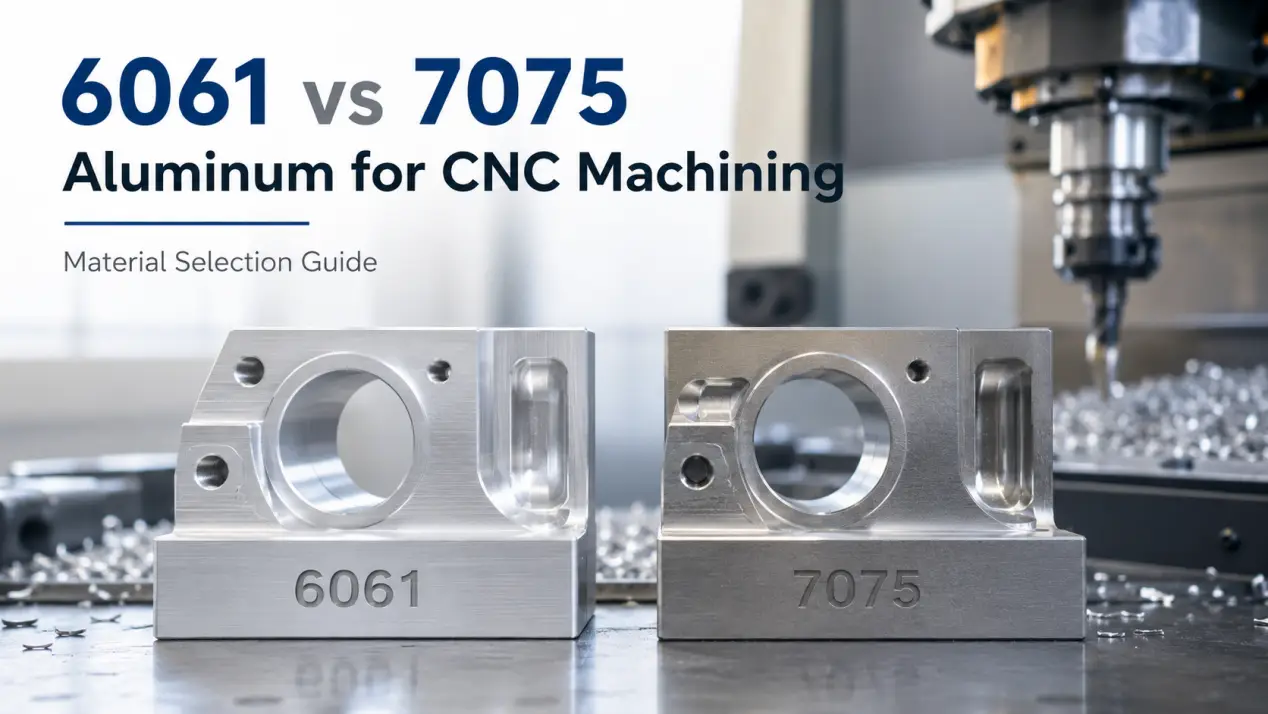 Compare 6061 and 7075 aluminum for CNC machining