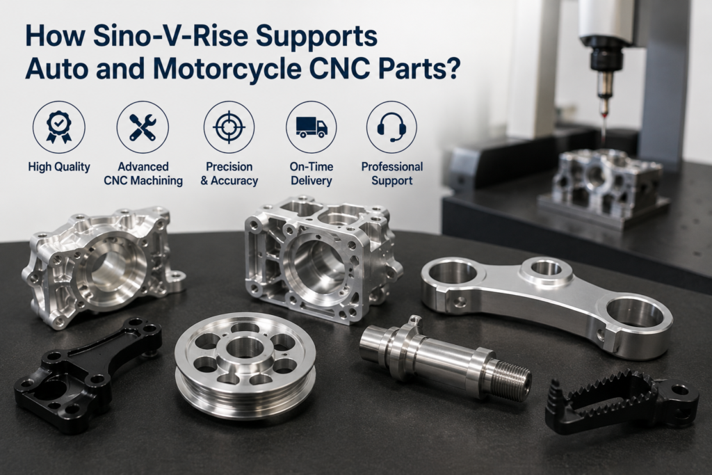 How Sino-V-Rise Supports Auto and Motorcycle CNC Parts