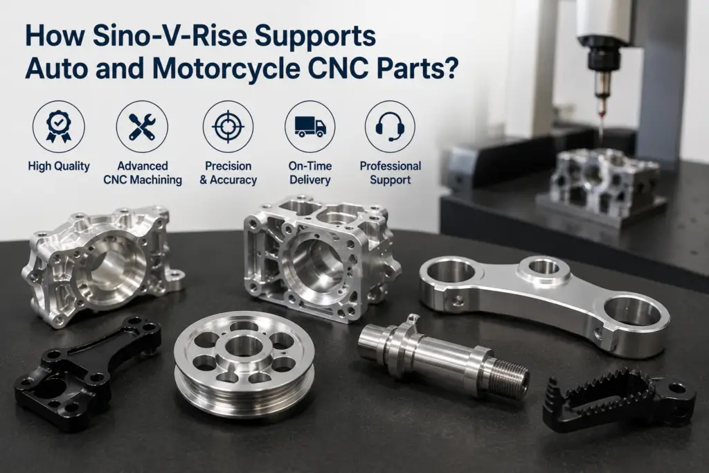 How Sino-V-Rise Supports Auto and Motorcycle CNC Parts
