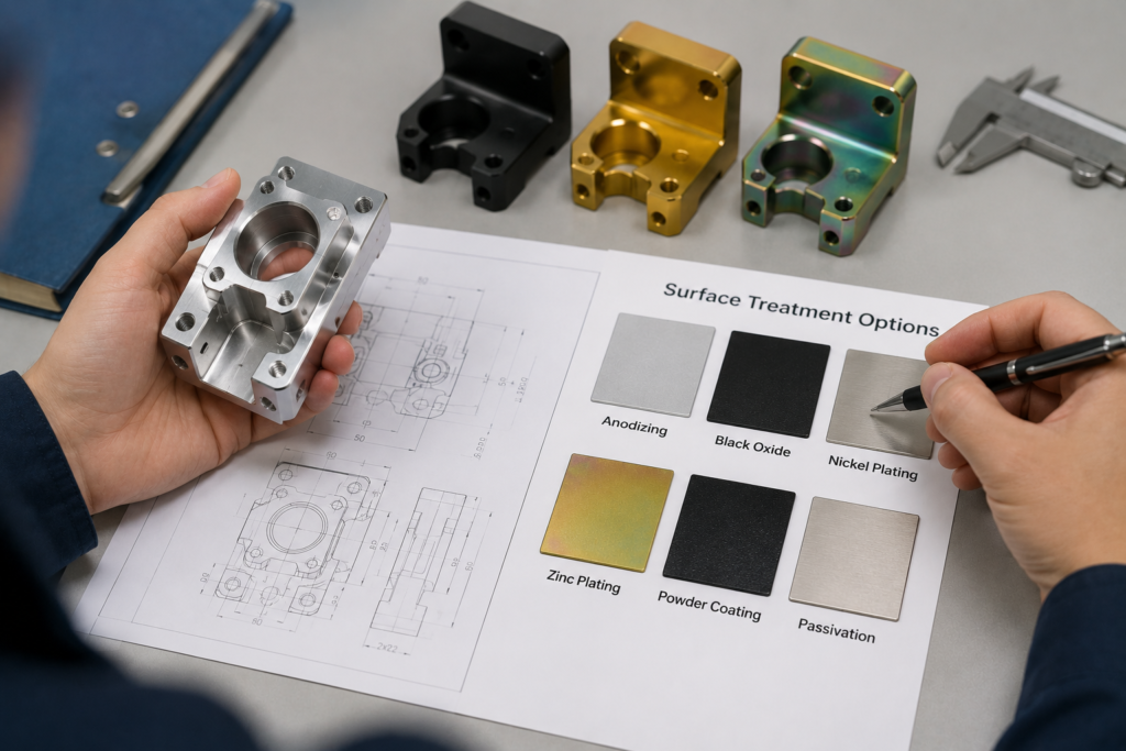 How to Choose the Right Surface Treatment for CNC Parts