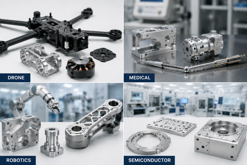 6061 vs. 7075 Aluminum for CNC Machining: Material Selection Guide 4 Industry Applications