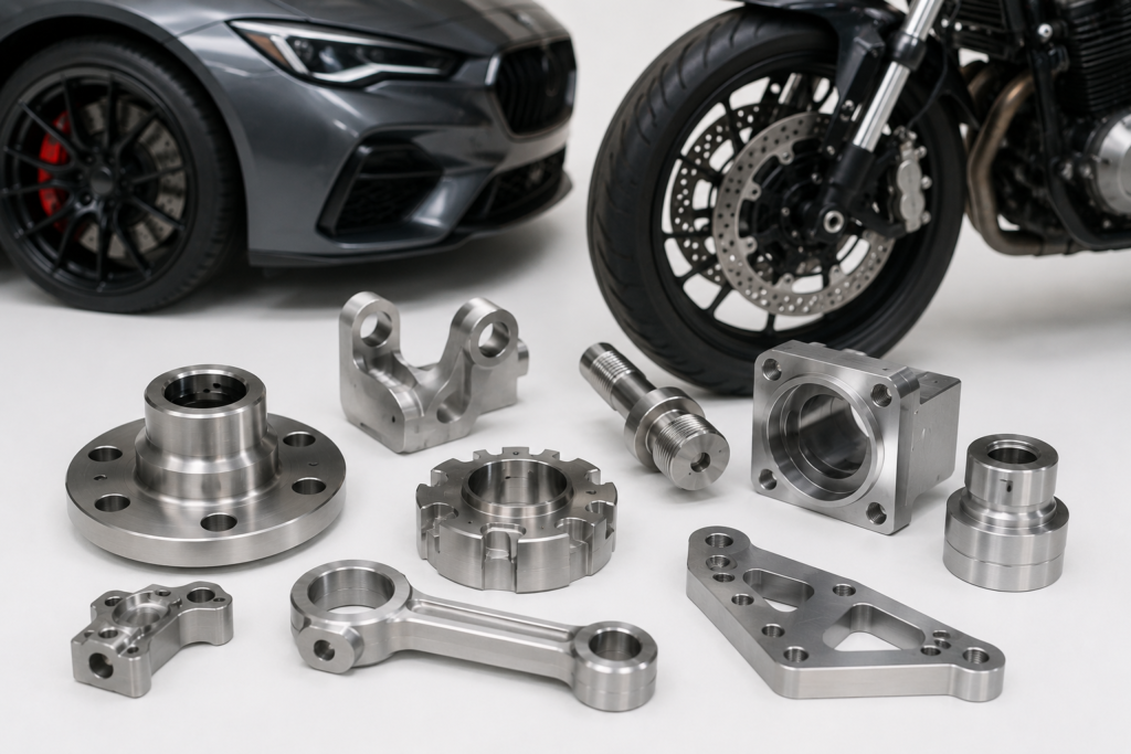 What Are CNC Parts for Automotive and Motorcycle Applications
