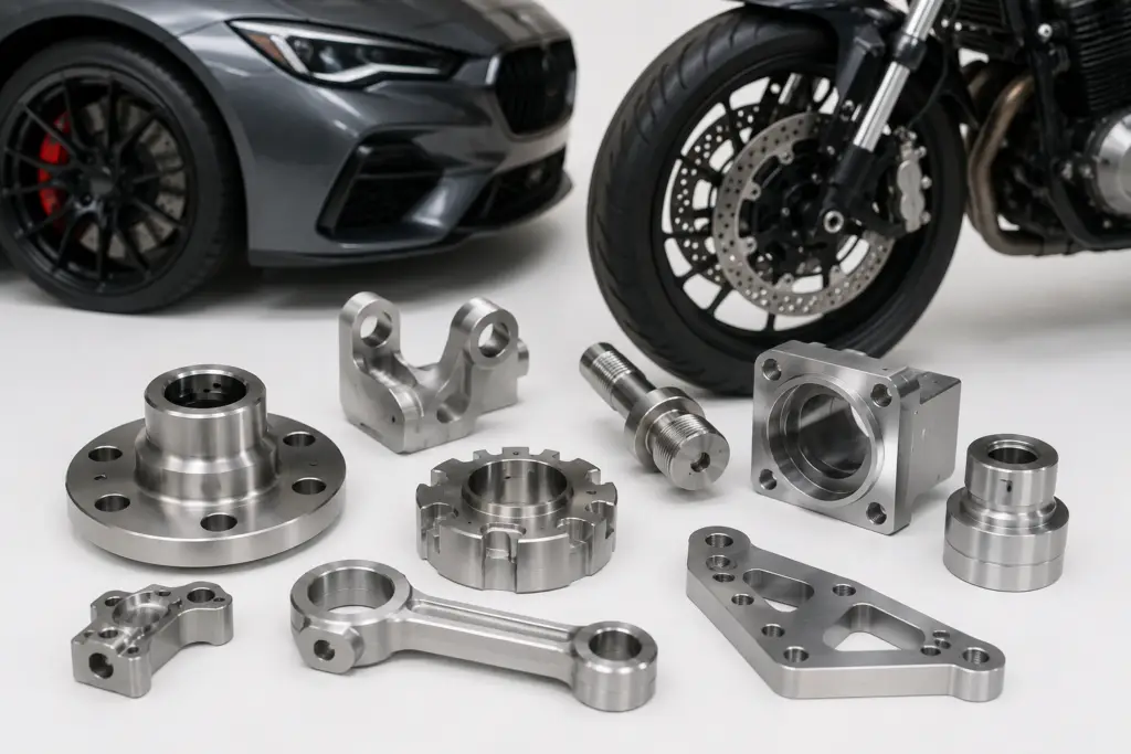 What Are CNC Parts for Automotive and Motorcycle Applications