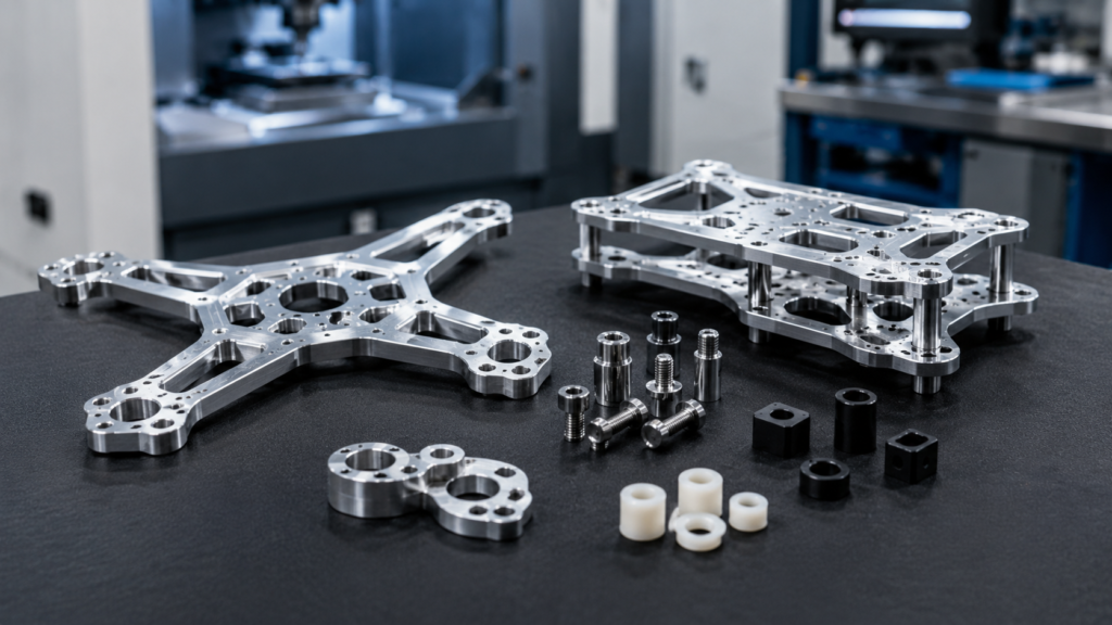 Recommended-Materials-for-Lightweight-CNC-Machined-Drone Parts