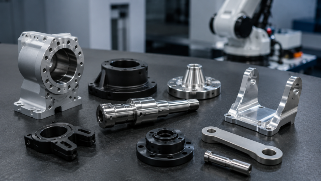 Surface Finishes for Robot Parts Machining 
