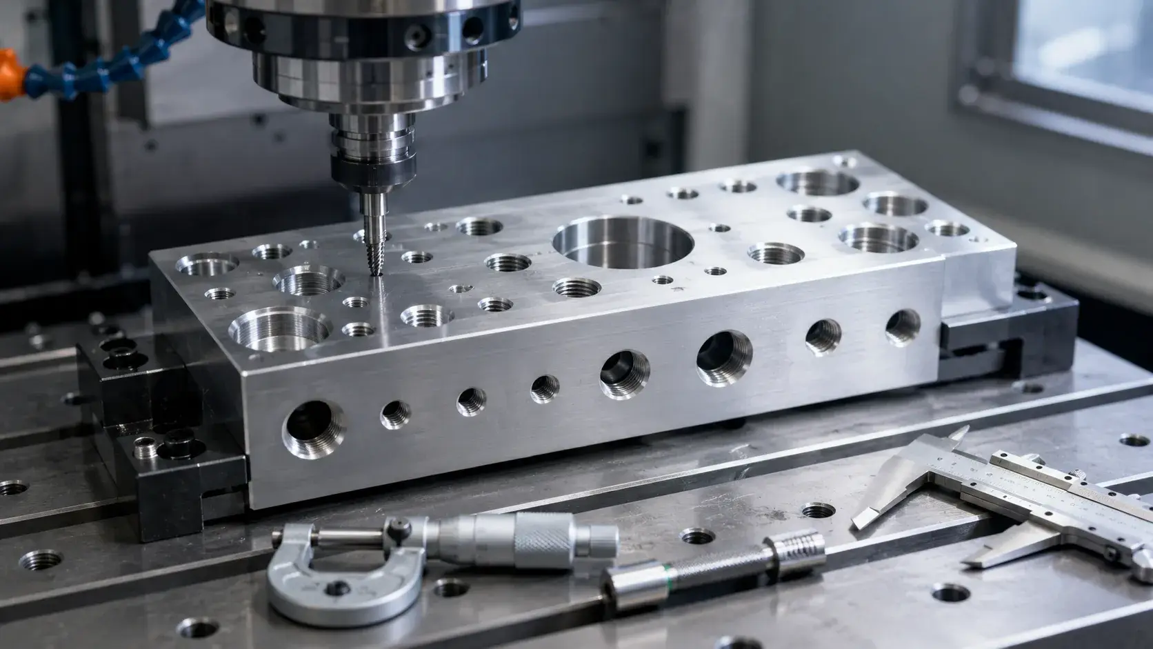 CNC Milling Holes and Threads: Drilling, Reaming, Tapping and Inspection