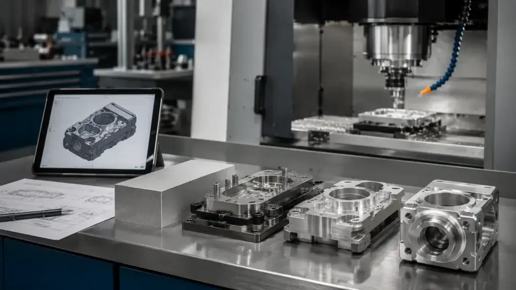 CNC Milling Process: 9 Steps from CAD Design to Finished Parts 3 CNC Milling Process Step by Step