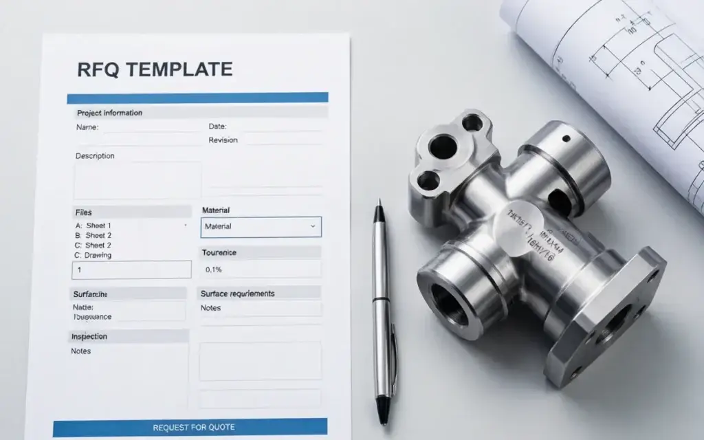 Copyable CNC Milling RFQ Template