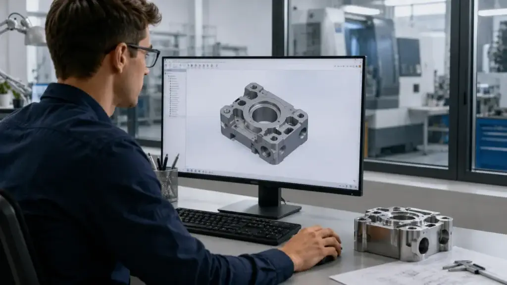 How Does CNC Milling Work? 1 Create and Prepare the CAD Design