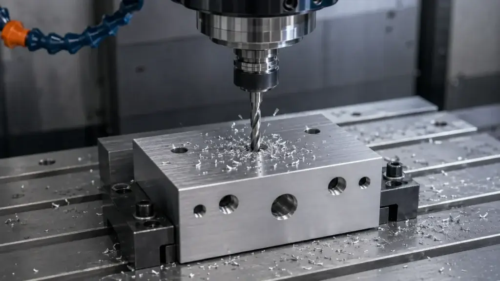Drilling Creates the Initial Hole