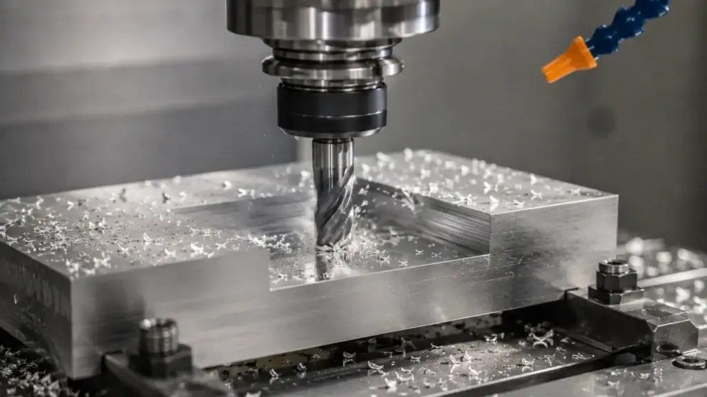 CNC Milling Process: 9 Steps from CAD Design to Finished Parts 2 How Does a CNC Milling Machine Remove Material
