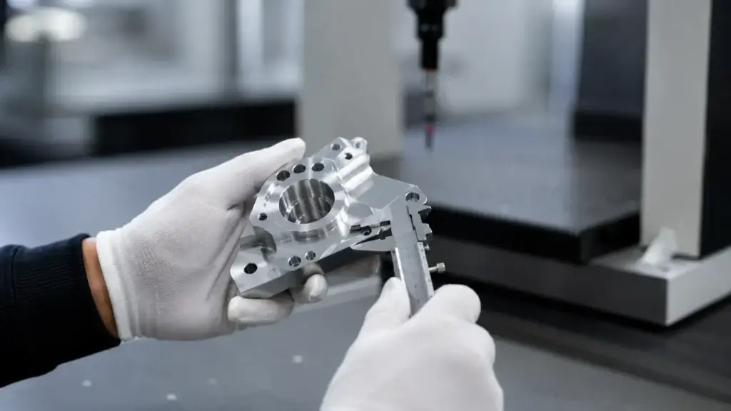 How Does CNC Milling Work? 5 Inspect the Finished CNC Machined Part