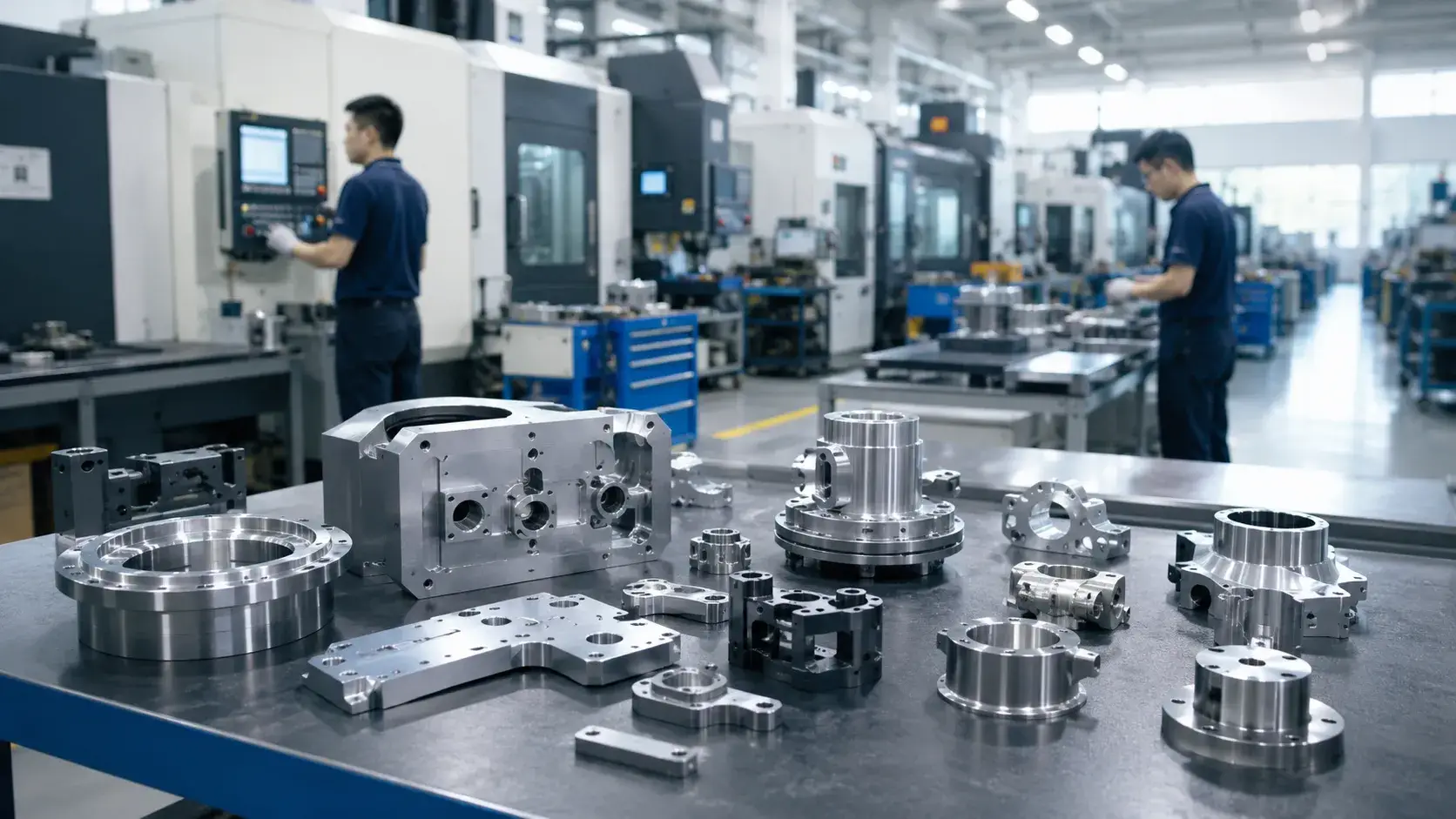 One-stop CNC manufacturing partner managing precision machined parts