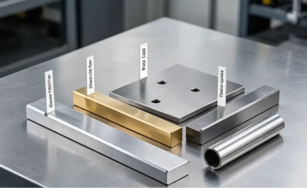 Specify Material Grade, Temper and Stock Form