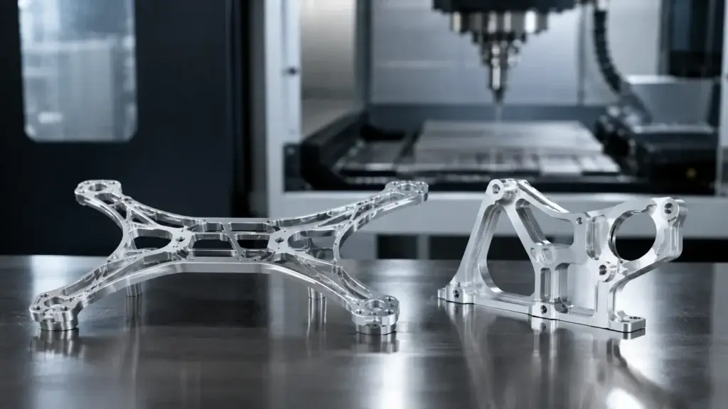 Thin-Wall Aluminum CNC Machining for Drone and Robotics Parts