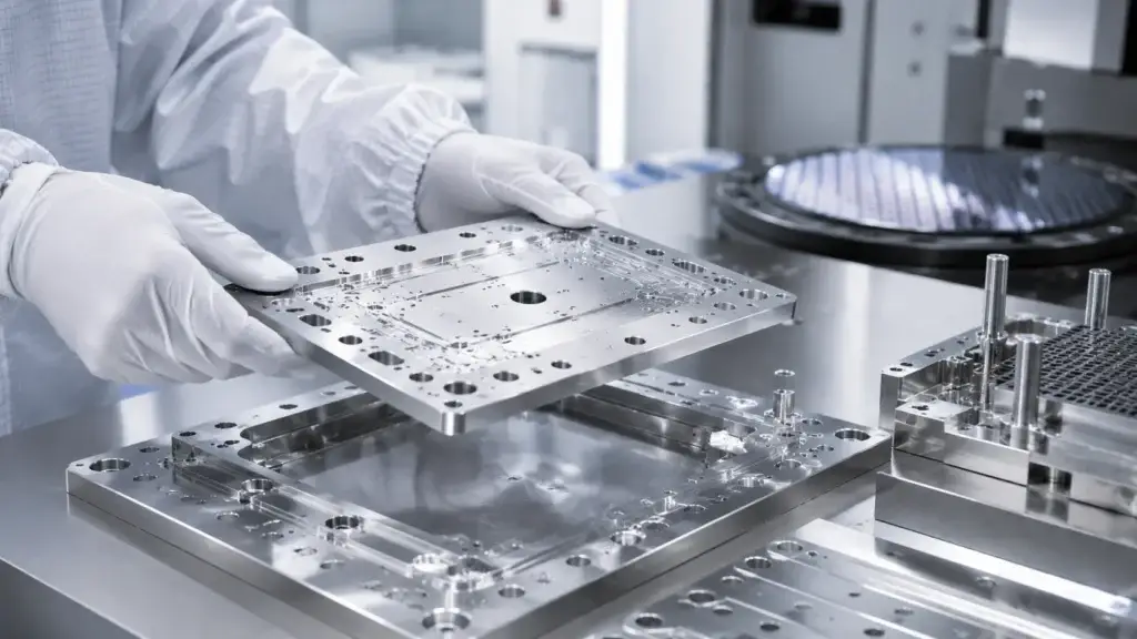 Semiconductor CNC Machined Parts: Vacuum Plates, Cooling Fins and Sensor Brackets 1 Why Semiconductor CNC Machining Parts Require More Than Tolerance